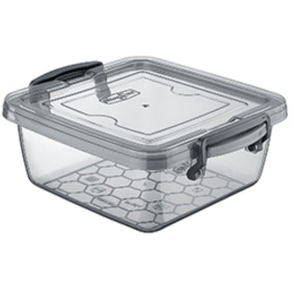 [714999] Boîte Alimentaire Carrée Plastique Divisée Cadao 35Cl