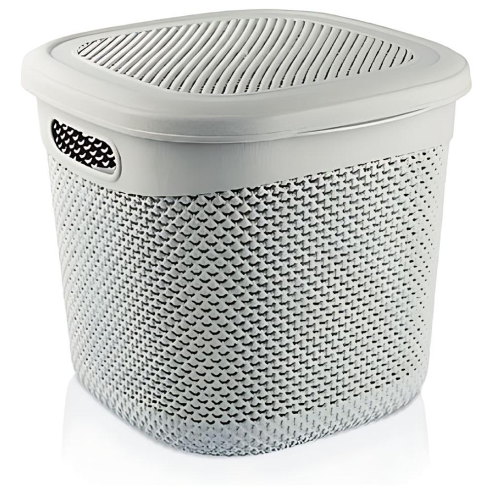 [680020] Panier de Rangement en Plastique 32×30,5×28cm 15L
