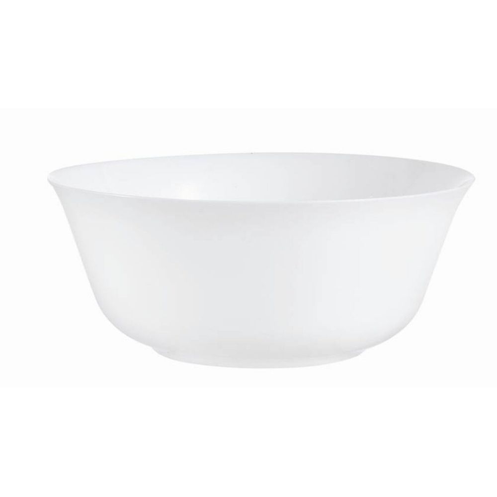 [622958] Saladier Blanc Opale en Verre 21cm