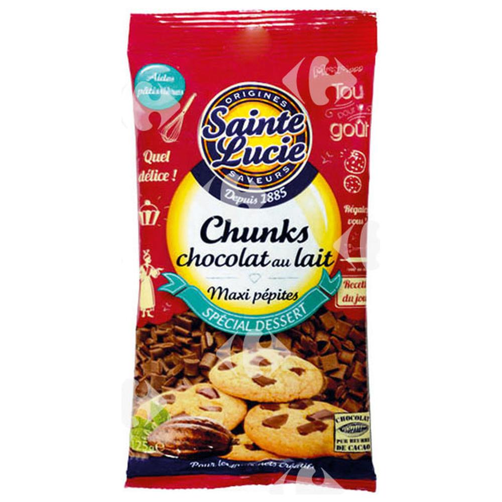 [570994] Chunks Pépites Chocolat au Lait Sainte Lucie 125g
