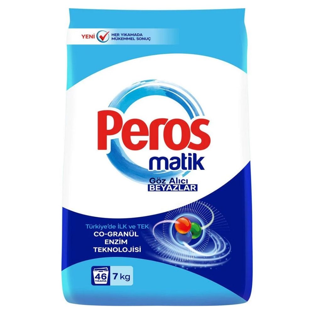 [661875] Détergent Lessive Poudre Machine Blanc Peros 7kg