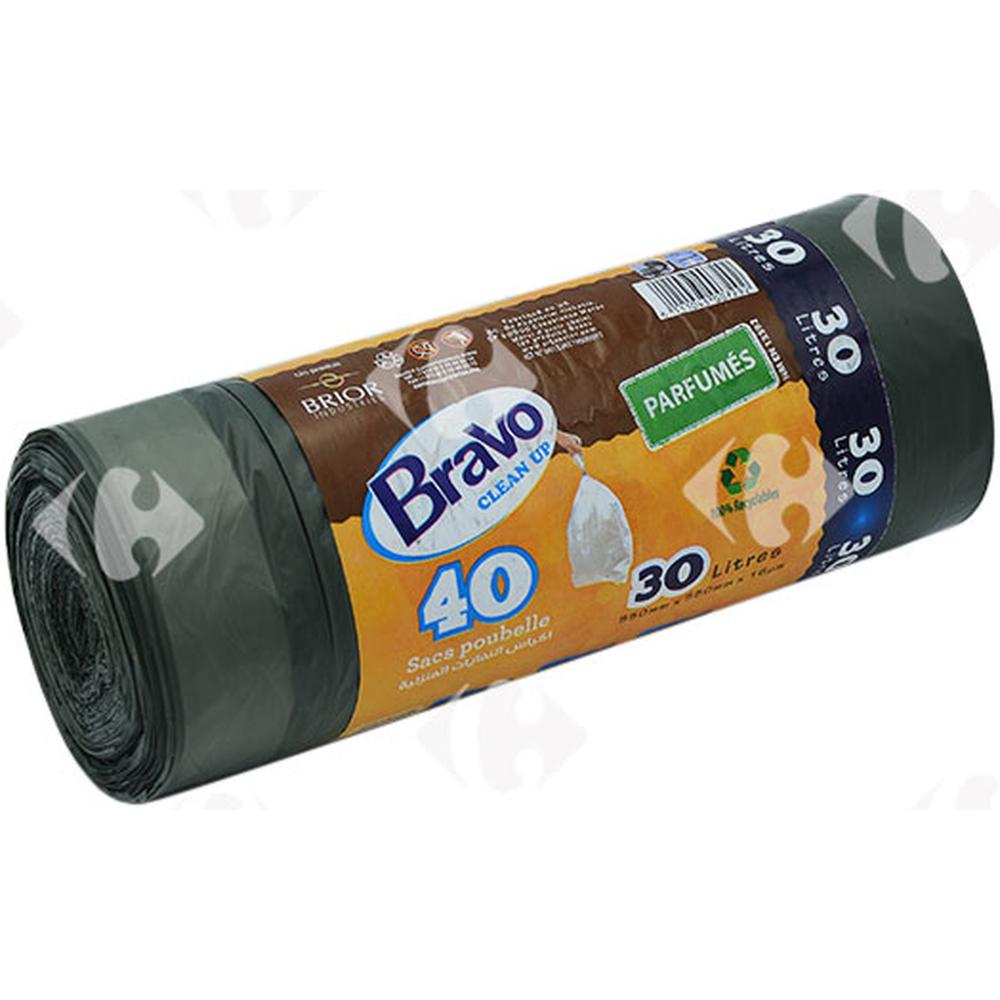 [598736] Sacs Poubelle 30L Bravo 40 unités