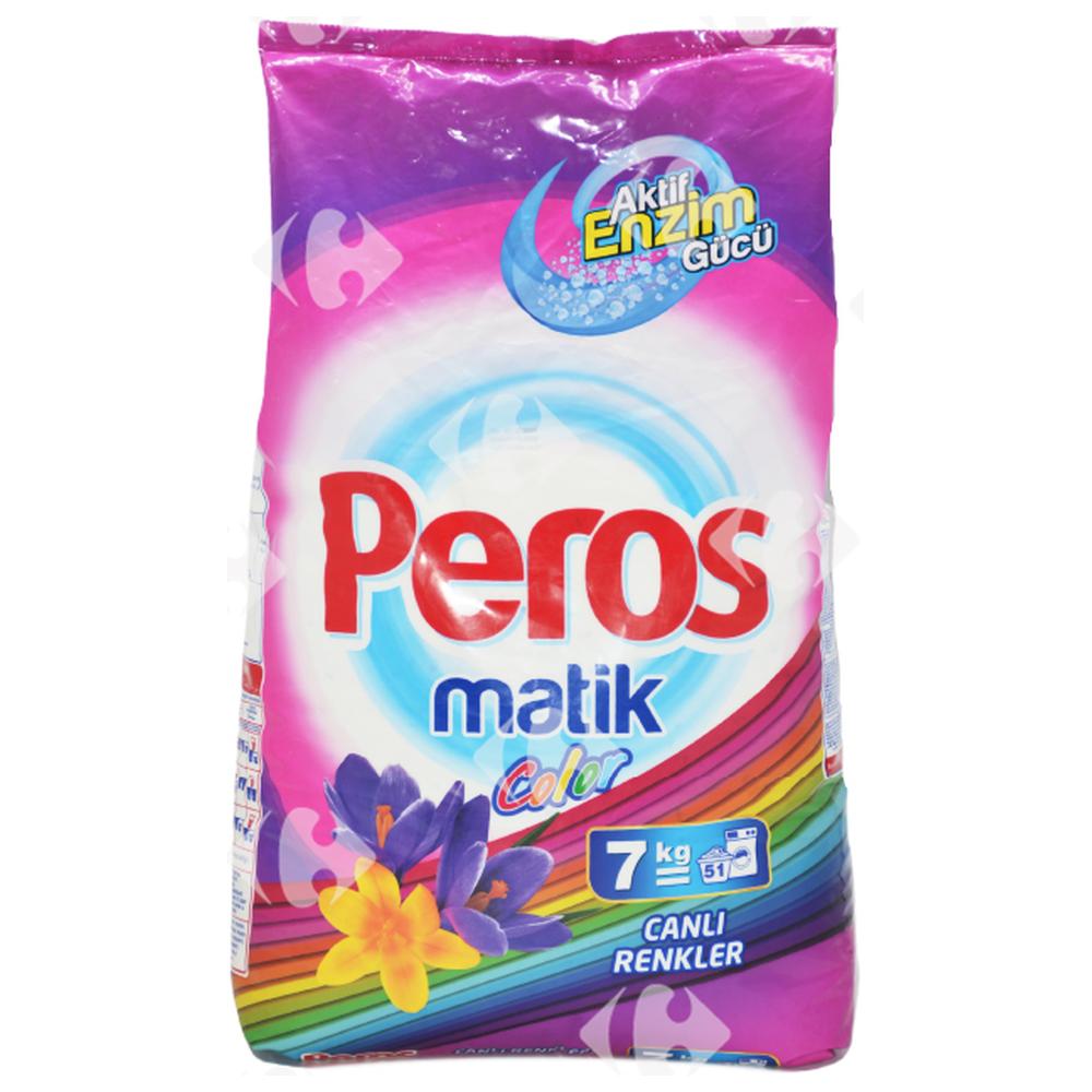 [661843] Détergent Lessive Poudre Machine Couleur Peros 7kg