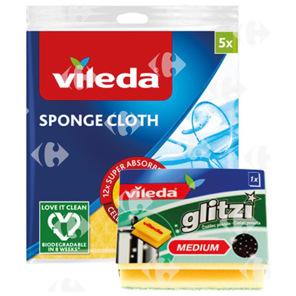 Lavette Eponge 5 unités + 1 Gratuit