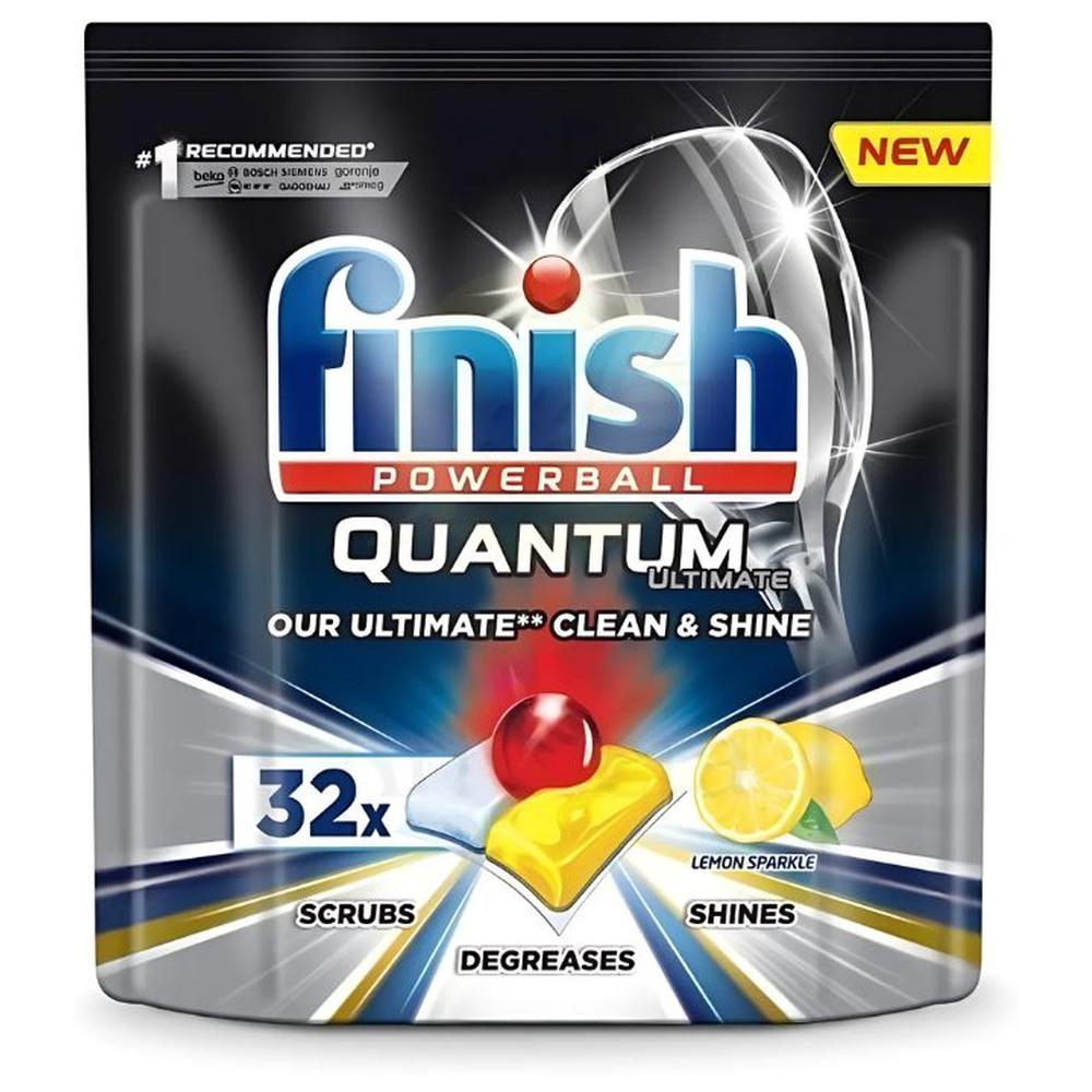 [720213] Tablettes Lave-Vaiselle Ultimate Lemon Finish 32 unités