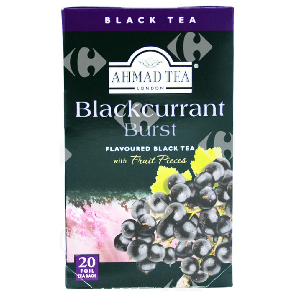 [539241] Thé Aromatisé en Sachets Cassis Ahmad Tea 20 Sachets