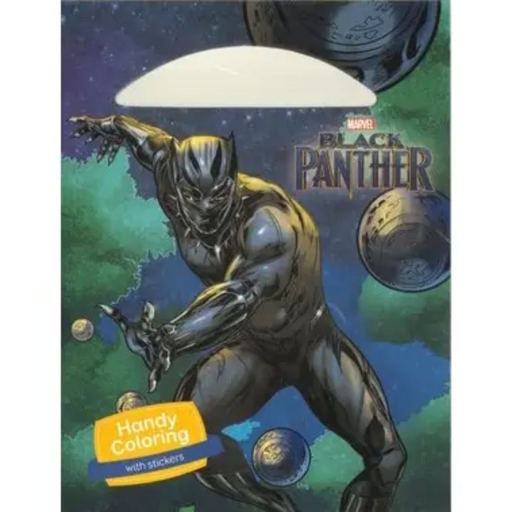 [616620] Handy Coloring with Stickers Black Panther