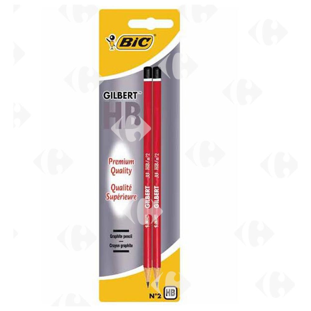 [687508] Crayon HB Gilbert N°2 Blister 2 pièces