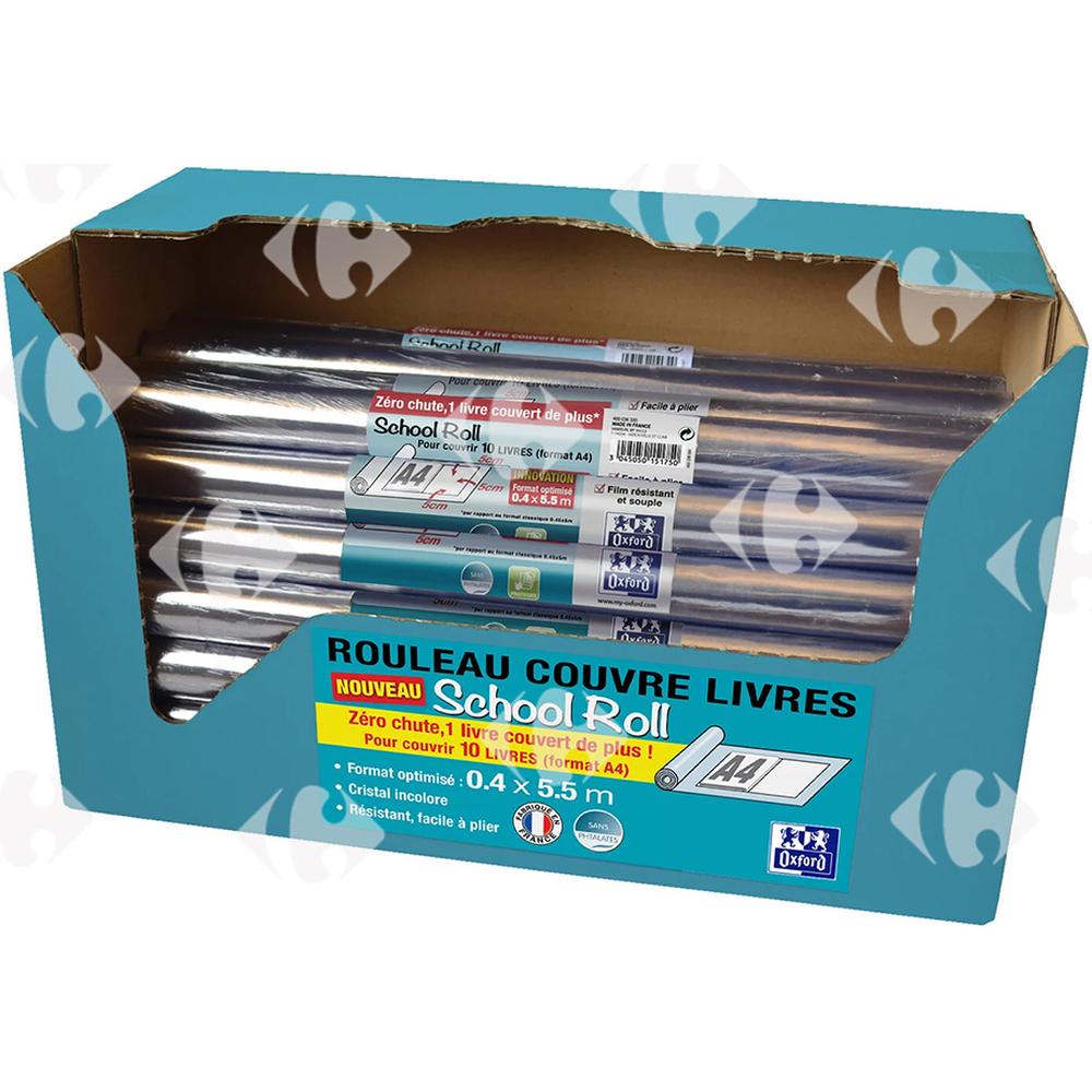 [647966] Couvre-Livre A4 Incolore Oxford