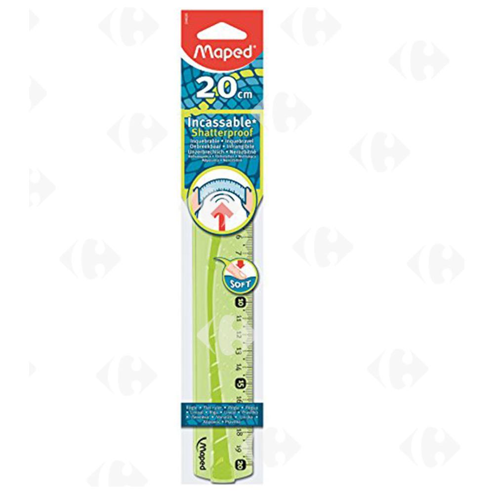 [215973] Double Décimètre Incassable Maped 20cm