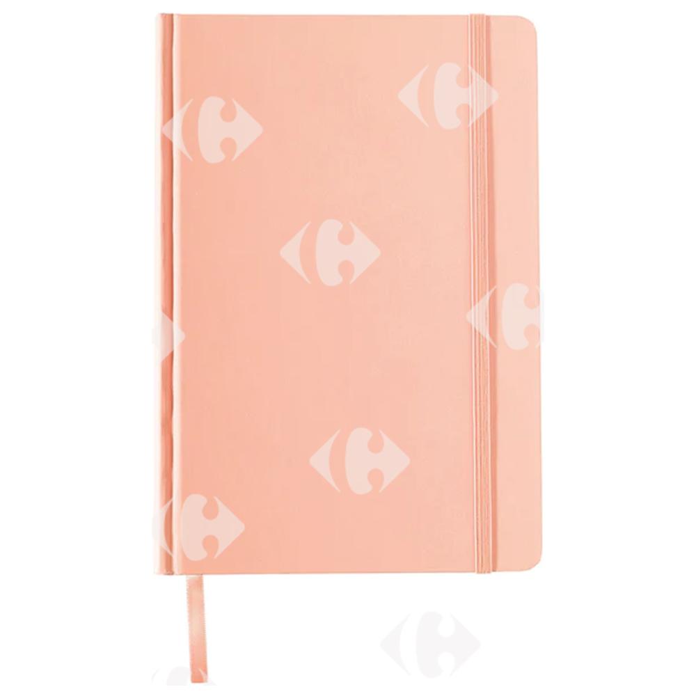 [700096] Carnet Agrafé Couverture Rigide à Pois Pastel Note A5 21,5x15x1,5cm