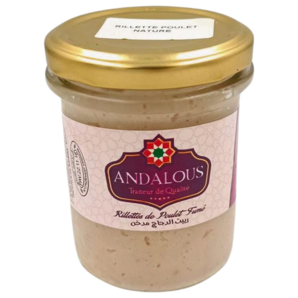 Rillettes de Poulet Fumé - Charcuterie - Andalous 170g.