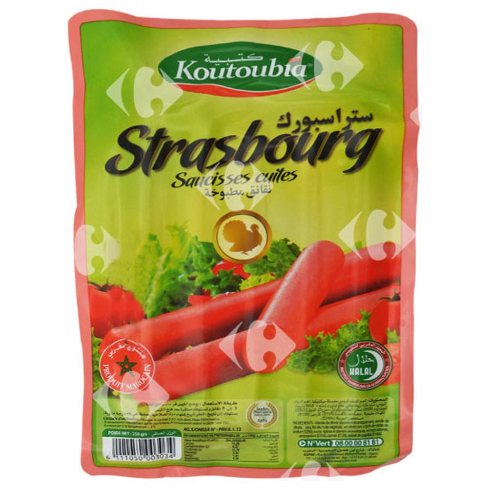 [7972] Saucisses de Strasbourg - Charcuterie - Koutoubia 250g