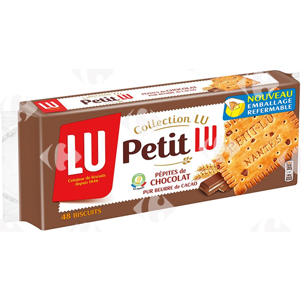 [659601] Biscuits Petit Lu aux Pépites de Chocolat Lu 400g