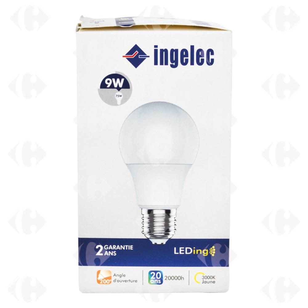 Lampe Led Filetage Jaune A60 09W E27