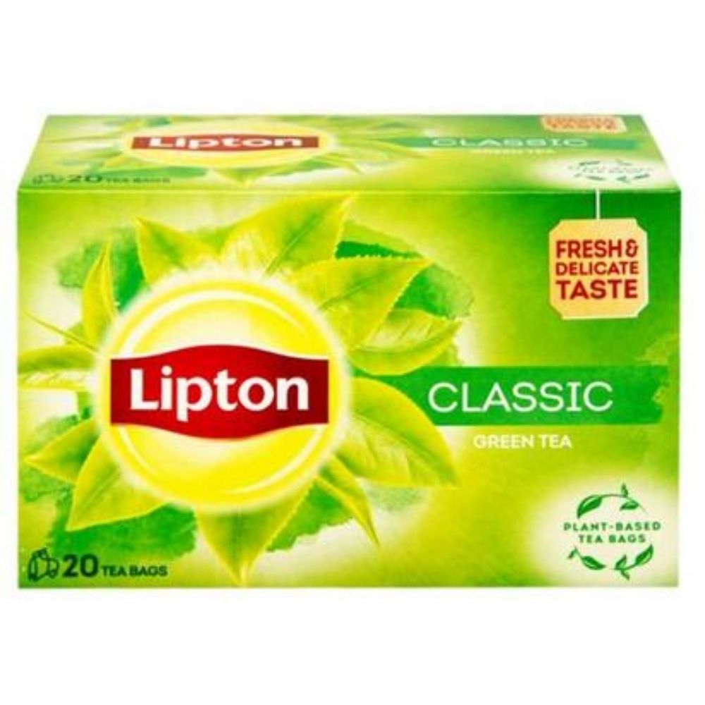 [722152] Thé Vert Classic en Sachets Lipton – 20 Sachets