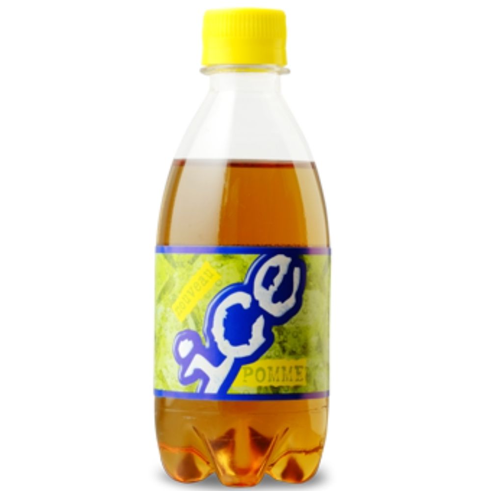 Boisson Gaz Ice Pomme PET 33CL