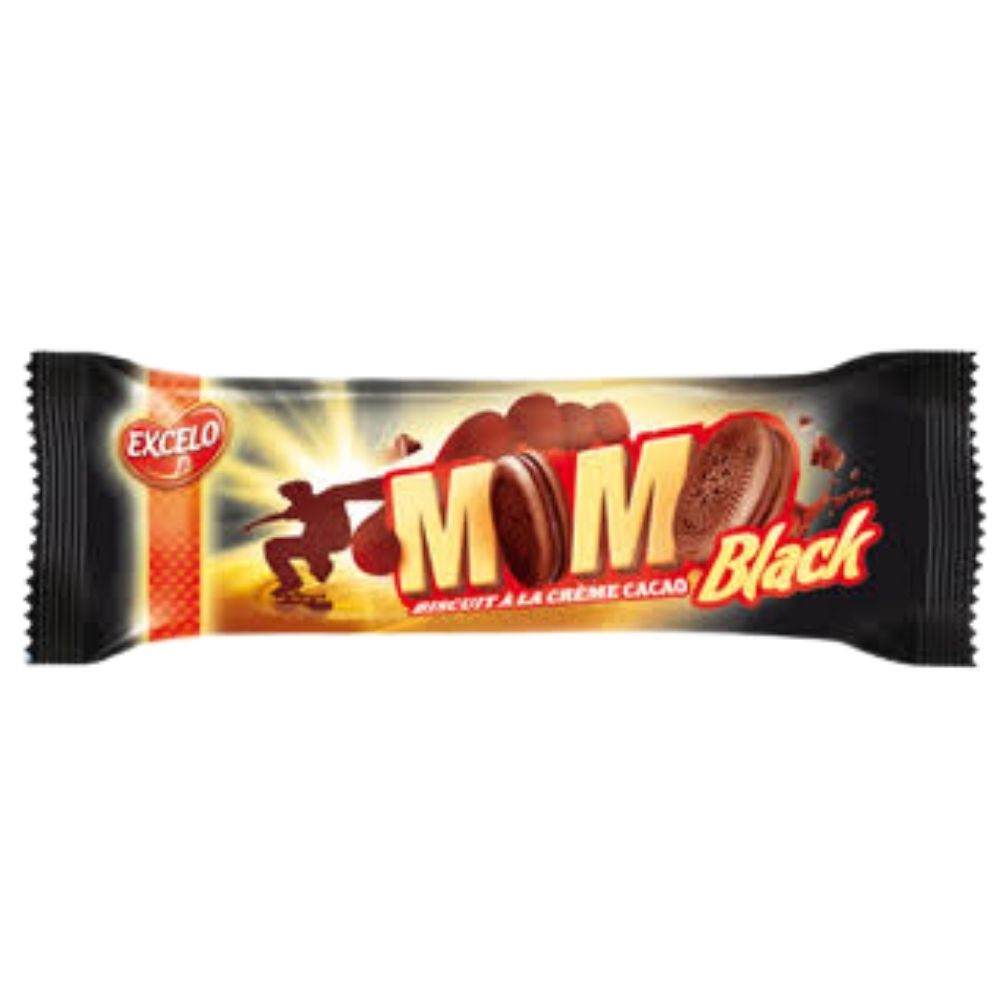 [386603] Biscuit Sandwich Crème Cacao Momo Black 36G