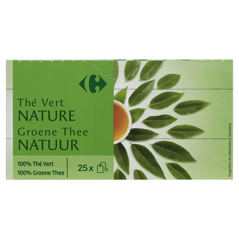 [412084] Thé Vert Nature Aromatisé En CItron Vert X25 Sachets