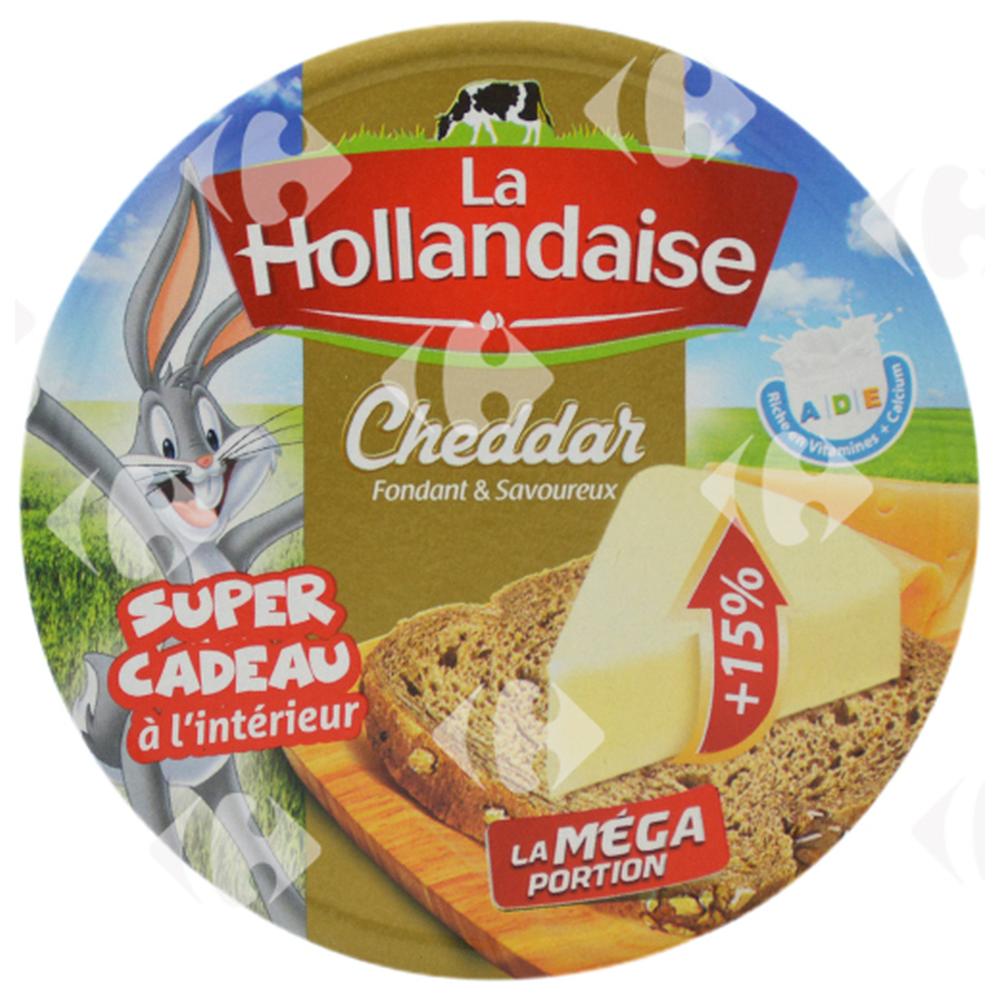[353020] Fromage Fondu Goût Cheddar la Hollandaise 8 unités