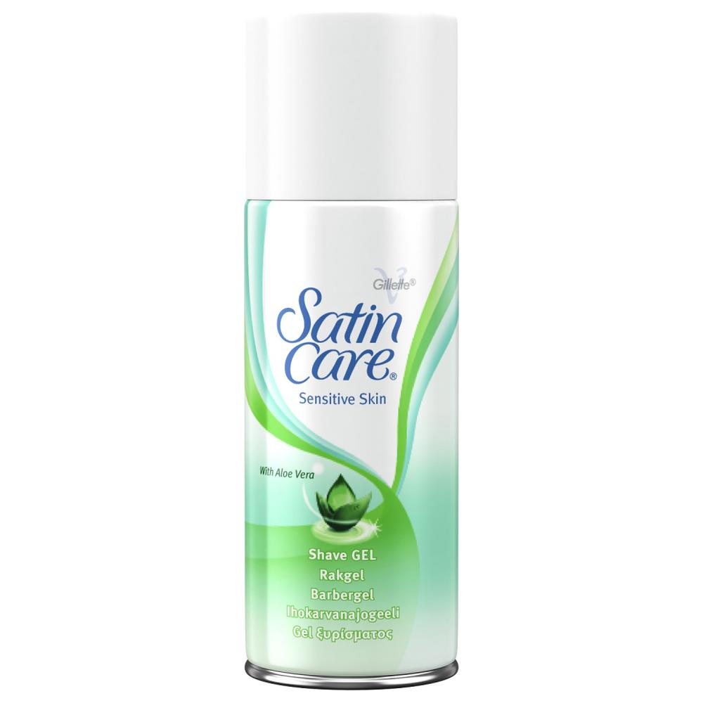 Gel à Raser Aloe Vera Femme Peau Sensible Satin Care 75ml