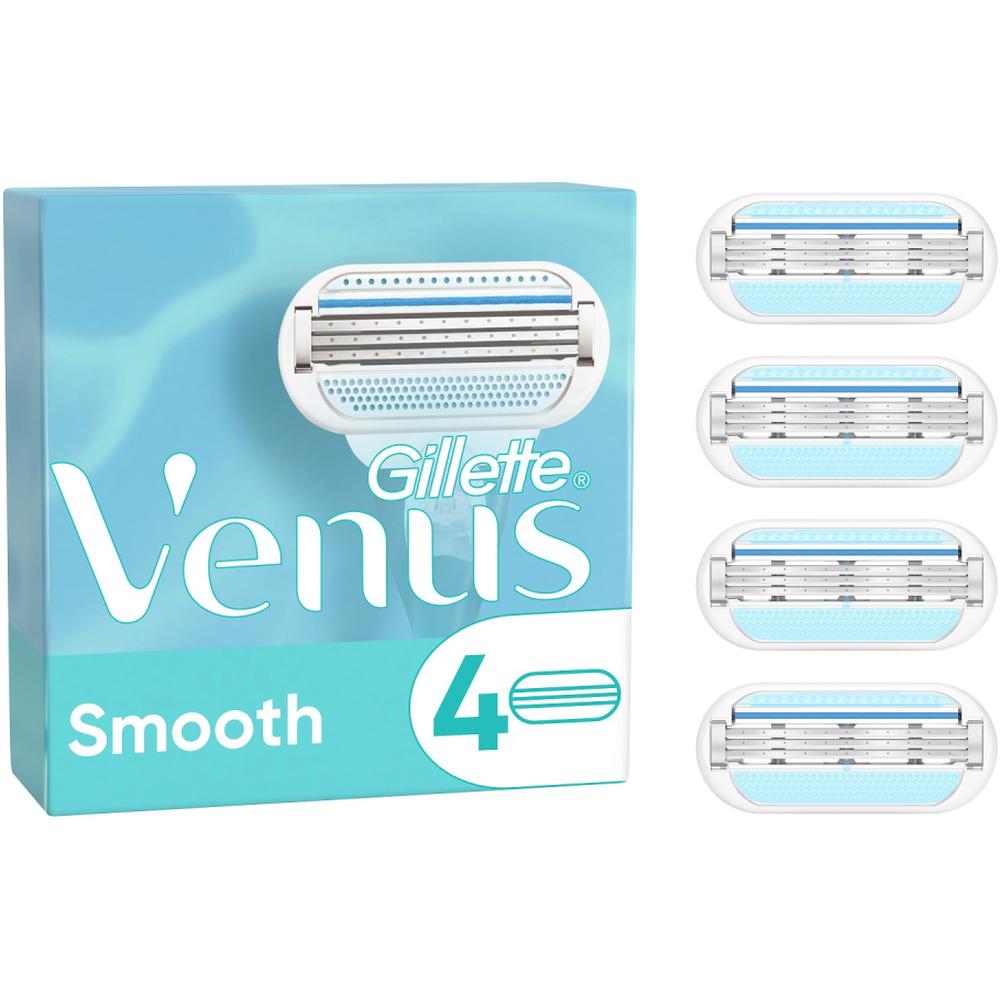 [664918] Recharges de lames de rasoir Smooth 3 lames Venus 4 unités