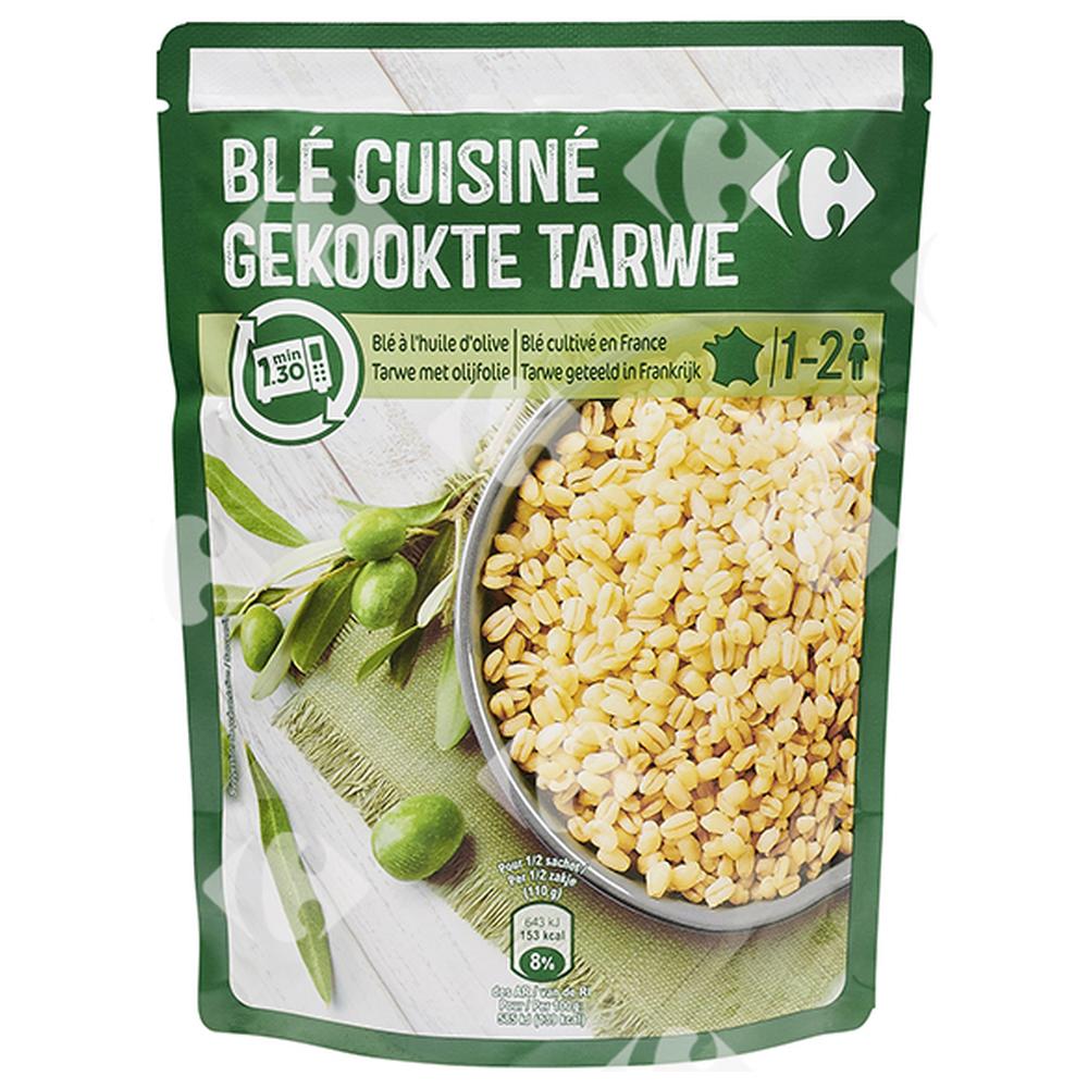[644119] Blé Cuisiné à l'Huile d'Olive Carrefour 220g