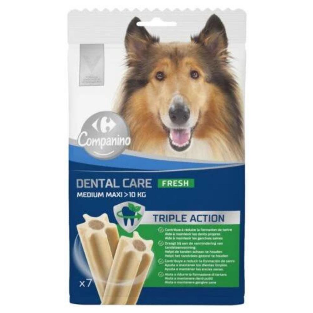 [530583] Récompense pour Chien Sticks Dental Care Fresh Carrefour Companino 180g