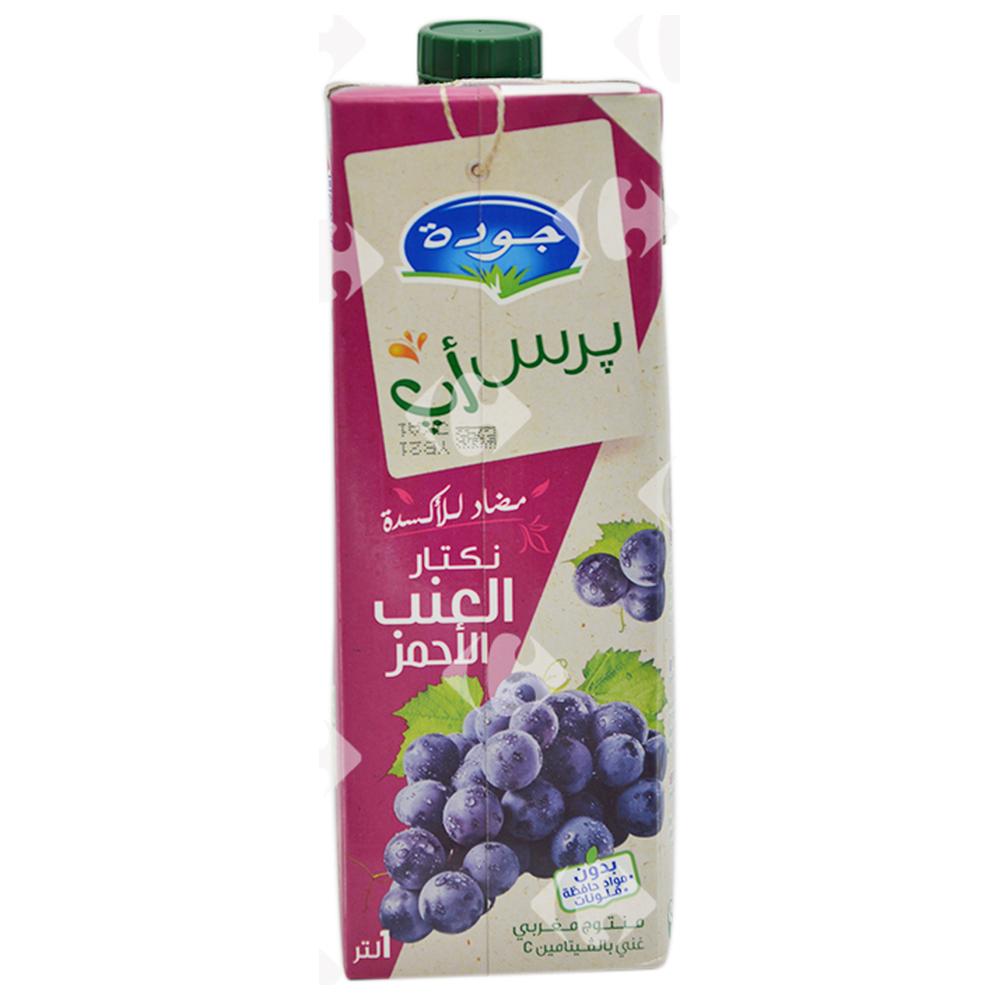 [667777] Boisson Nectar Raisins Rouges Press Up Jaouda 1L