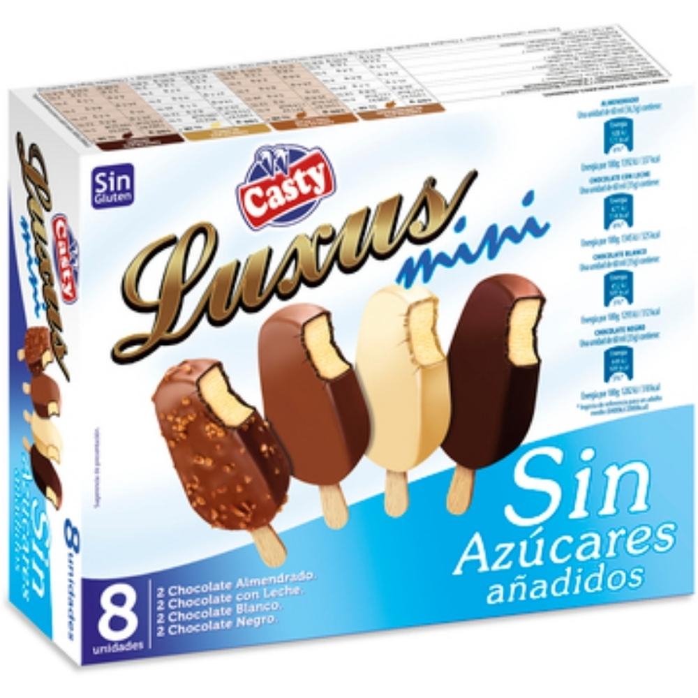 [714587] Pack Glace Mini Sans Sucre Casty 8 unités 60ml