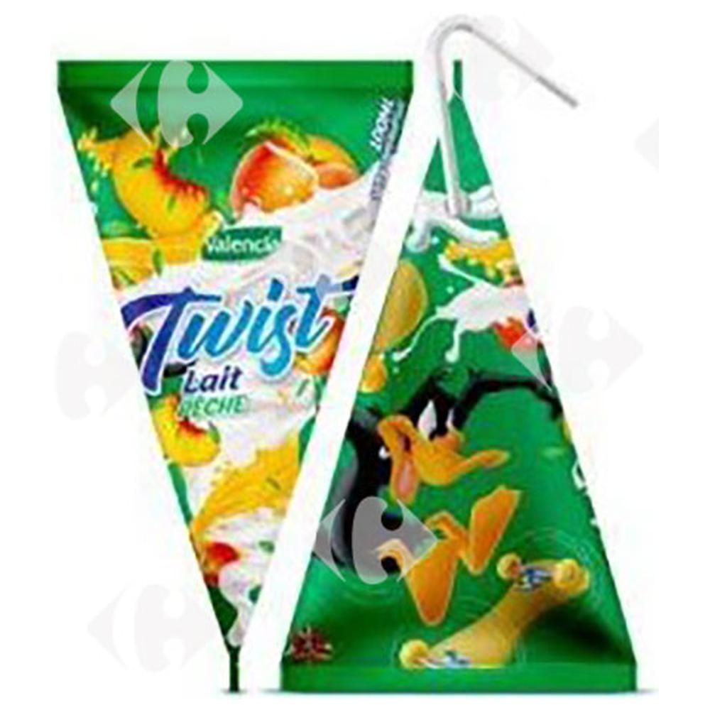 [656076] Twist au lait à base de pêche Valencia 100ml