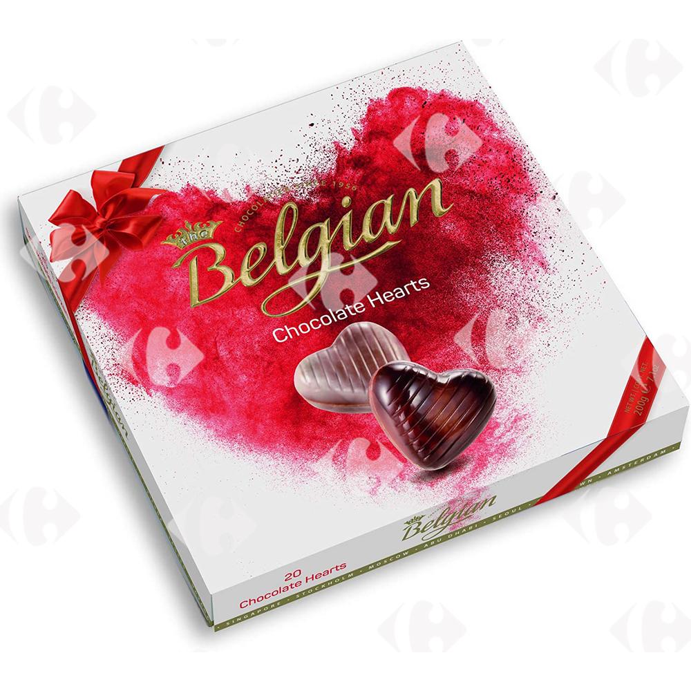 [656761] Chocolat en Forme de Cœur Belgian 200g