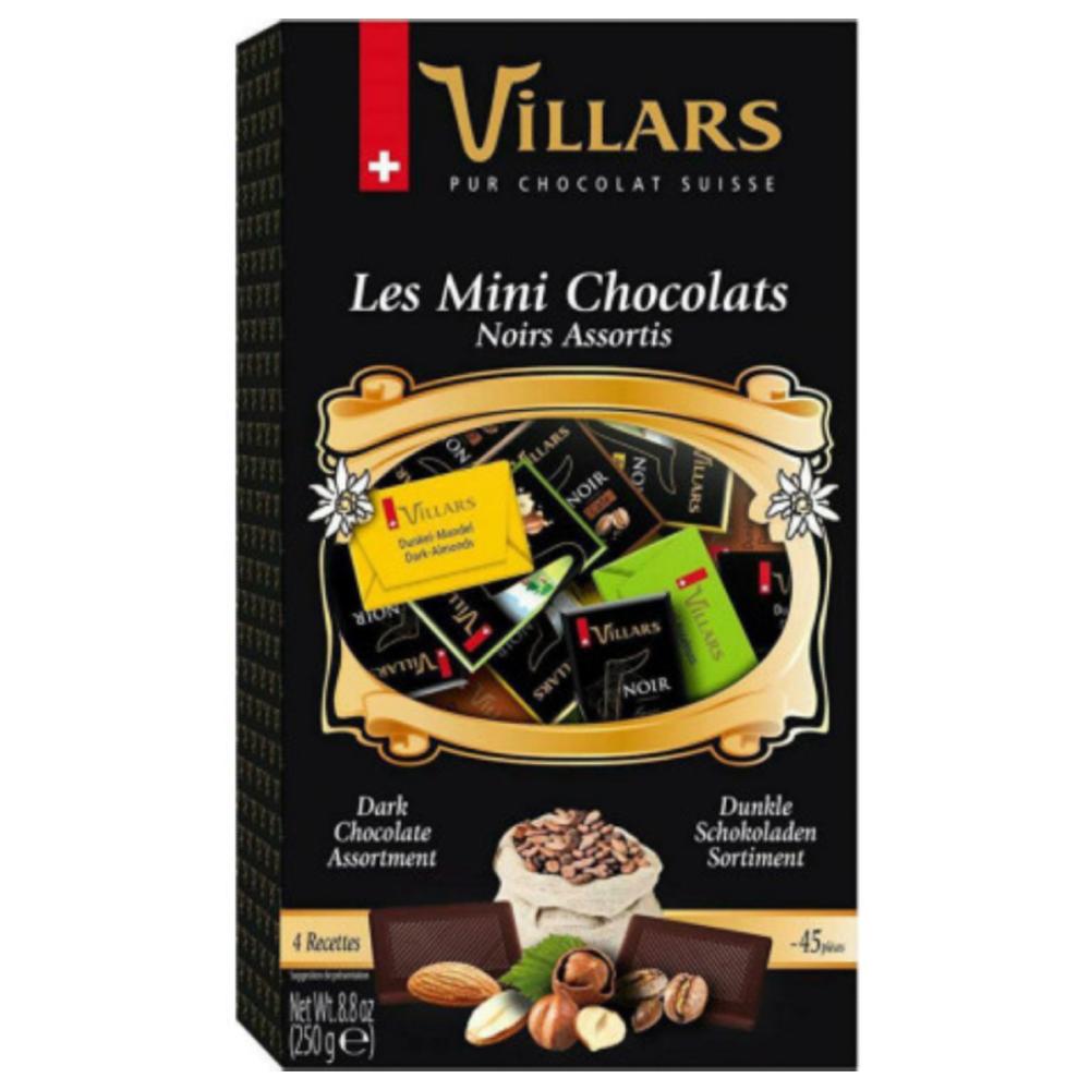 [671758] Minis Chocolats Noir Assortis Villars 250g