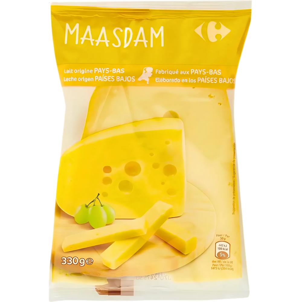 [188650] Maasdam en portion Carrefour 330g