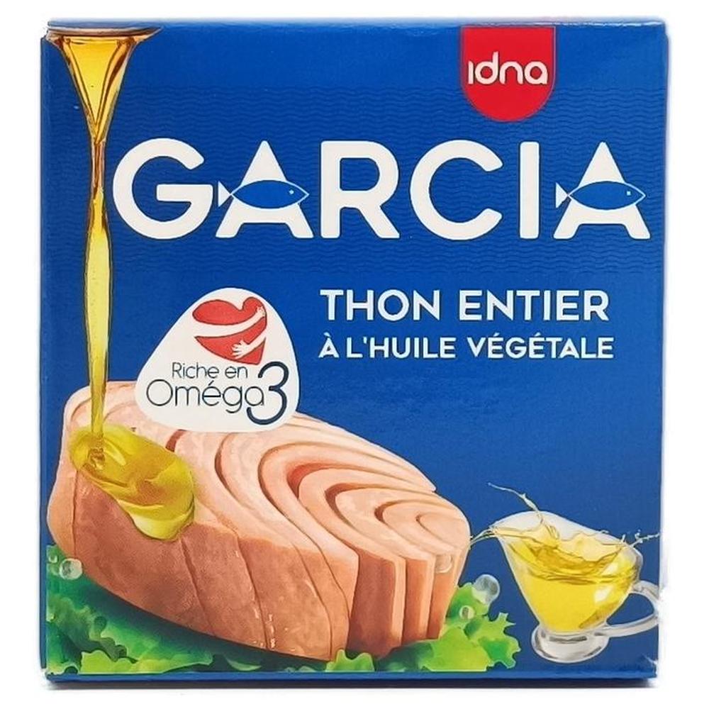 [714417] Thon Entier à L'huile Végétale Garcia 80g
