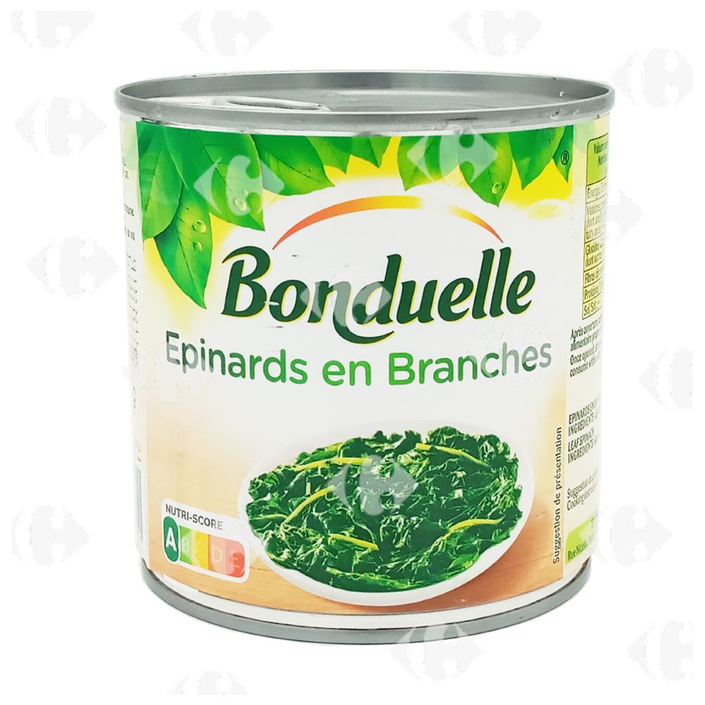 [690223] Epinards En Branches Bonduelle 400g