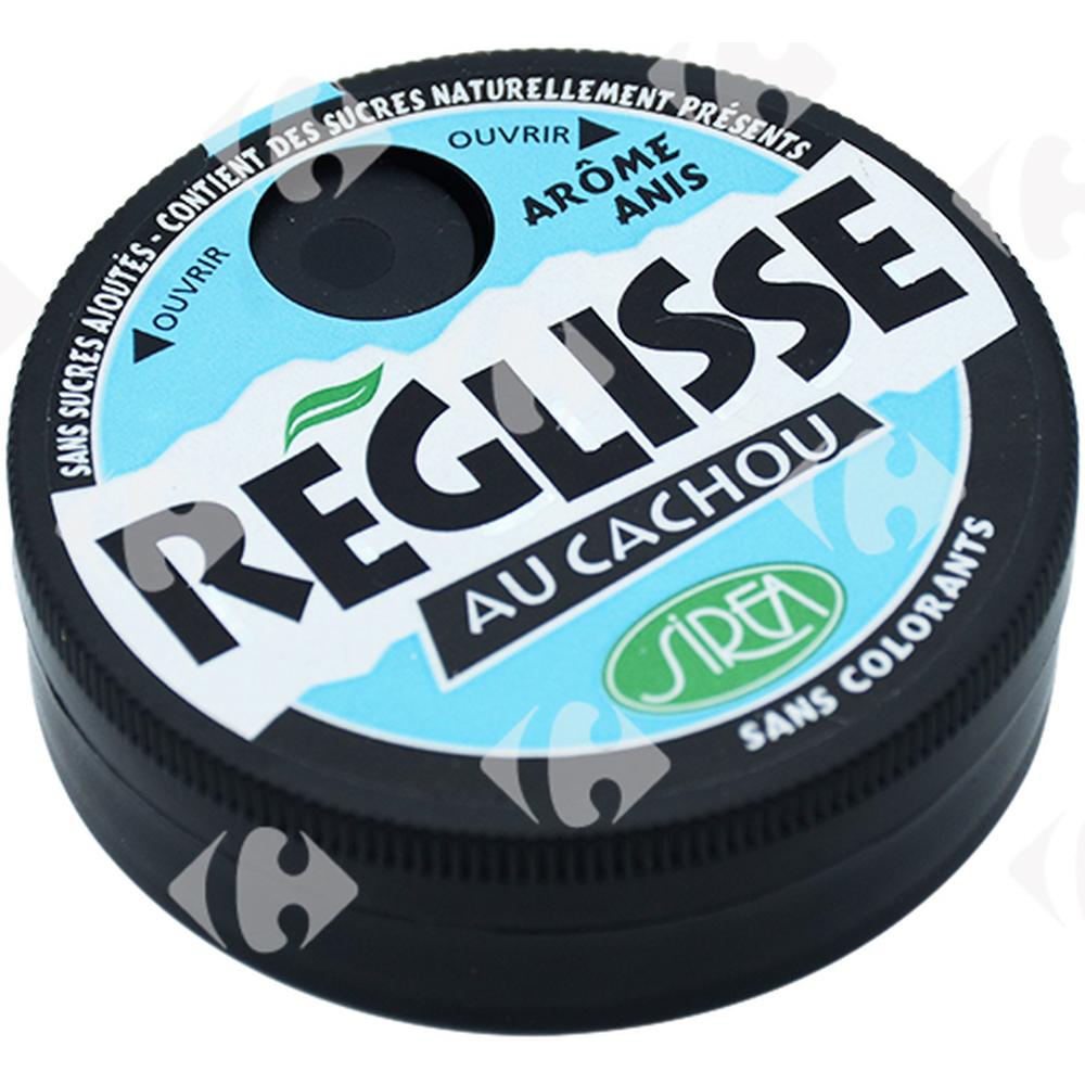 Réglisse Cachou Arôme Anis Sans sucre Sirea 13g