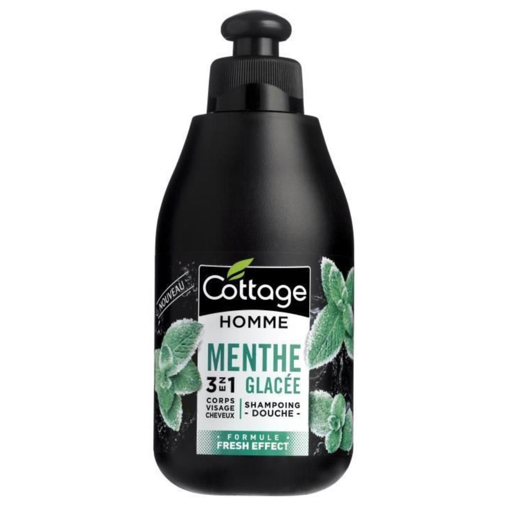 [648524] Shampoing Douche 3en1 Menthe Glacée Cottage Men 250ml