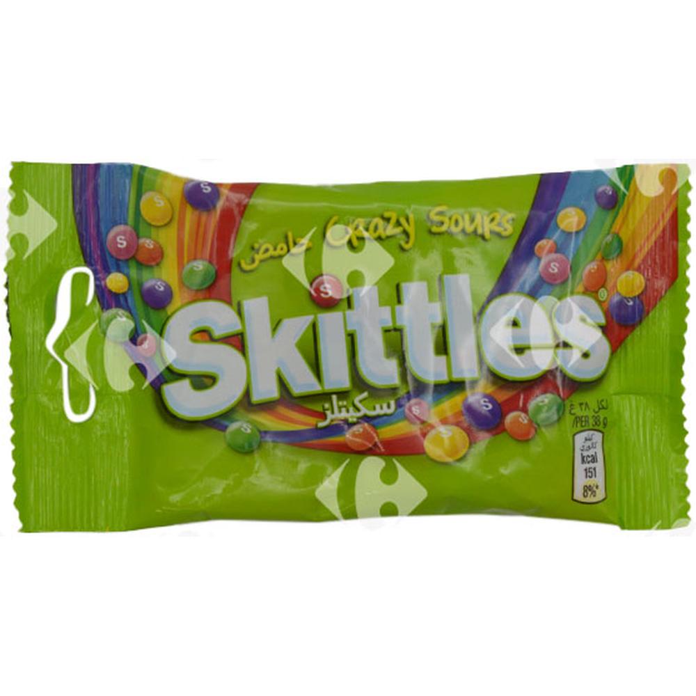 [647432] Bonbons Crazy Sours Skittles 38g
