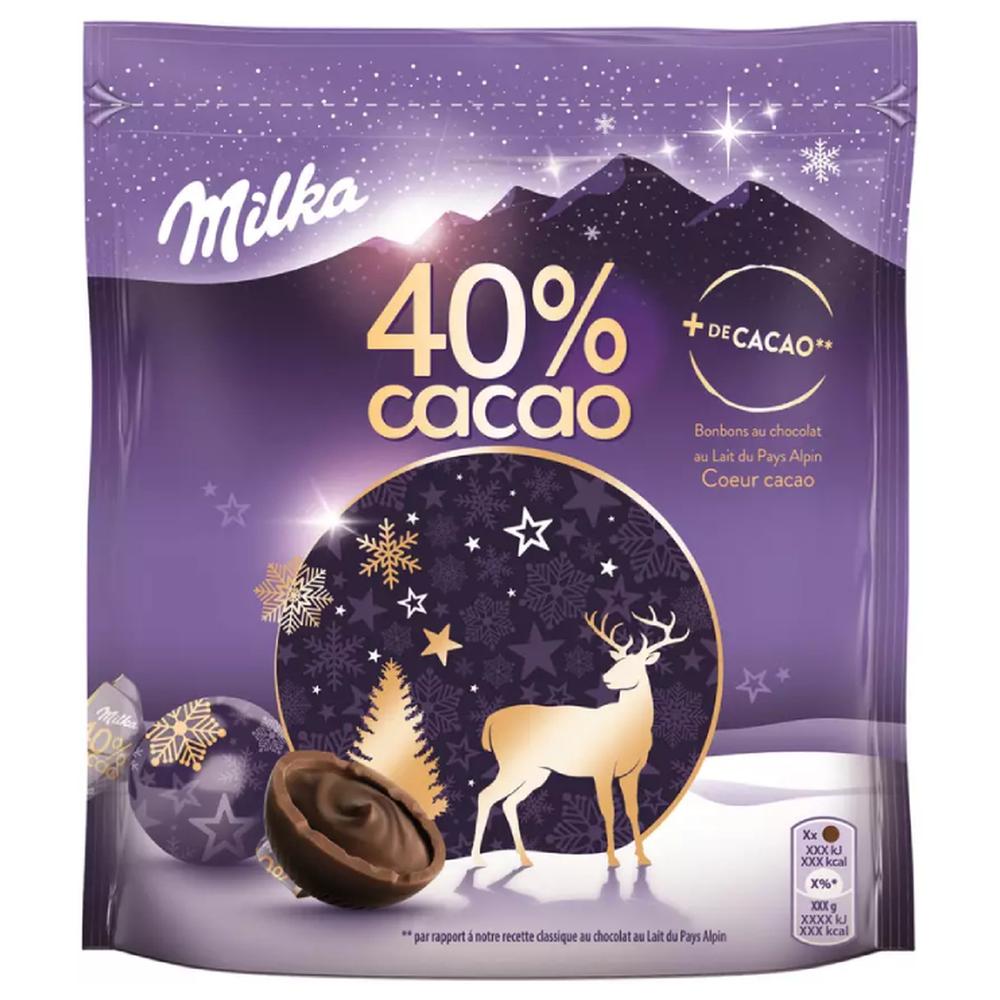 [671821] Bonbons 40% Cacao Amande Milka 100g