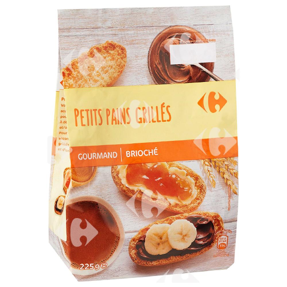 [637735] Pains Grillés Briochés Carrefour 225g