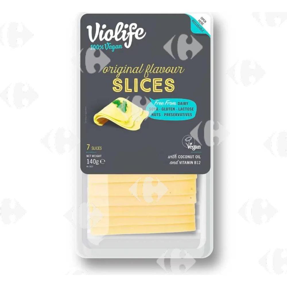 [658376] Fromage vegan Original en tranches Violife 140g