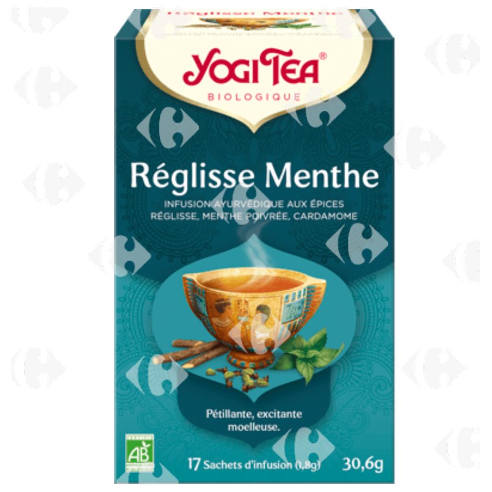 Infusion Réglisse Menthe Yogi Tea 17 sachets