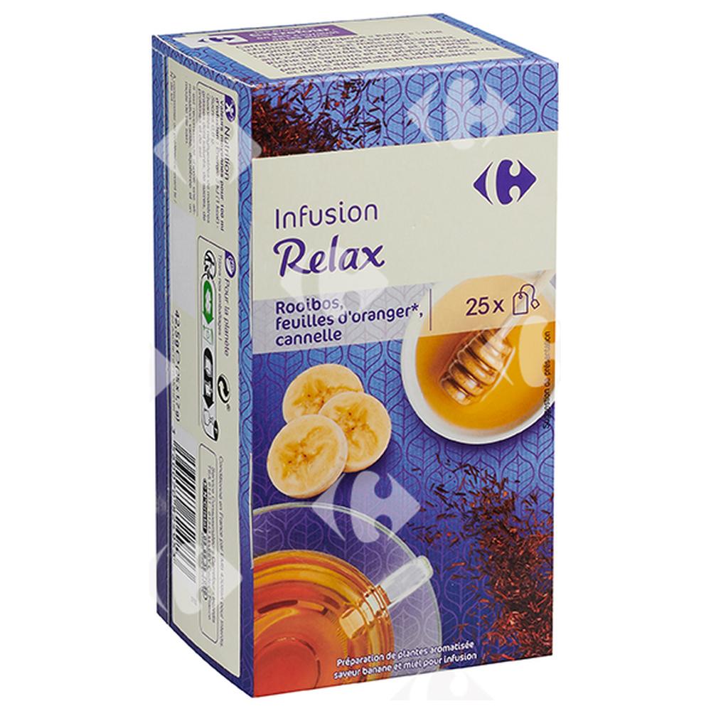 [644087] Infusions Relax Carrefour 25 sachets