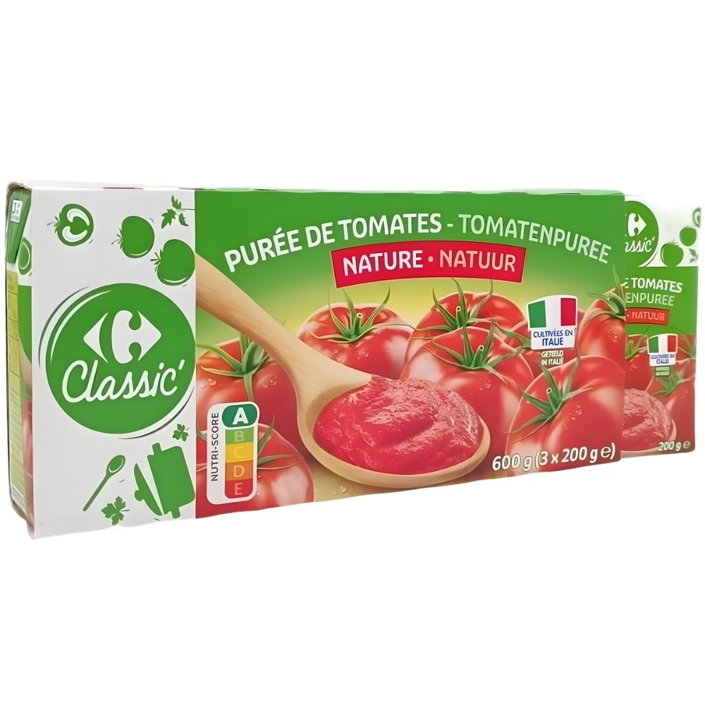 [571200] Purée de Tomates Carrefour 3x200g
