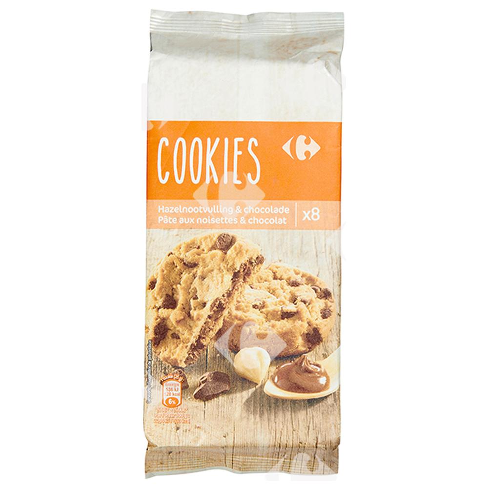 [656599] Cookie Fourré au Chocolat Noisettes Carrefour 200g