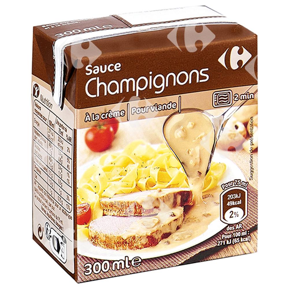 [626295] Sauce aux Champignons Carrefour 30cl
