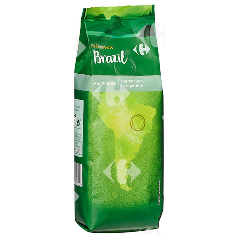 Café Moulu Arabica de Brazil Carrefour 250g