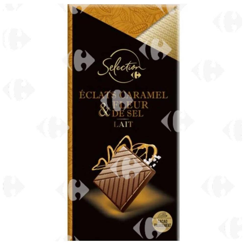[231109] Tablette Chocolat au Lait Amandes Carrefour 200g
