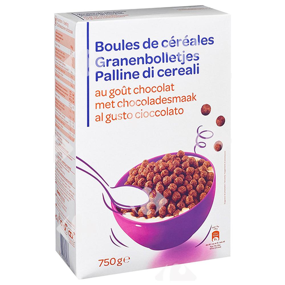 [644123] Céréales Chocolat Carrefour Blanc 750g